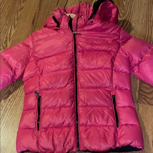 Kids Add Pink Puffer Jacket - Picture 1 of 8